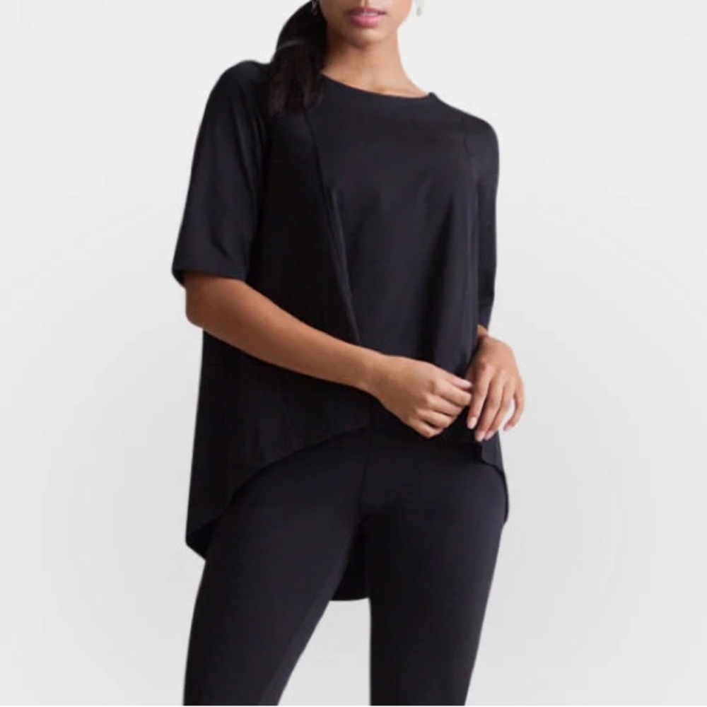 BUKI NWT GINZA TEE SIZE LARGE LAGENLOOK MINIMALIST MODERN CHIC ARTSY ELEGANT